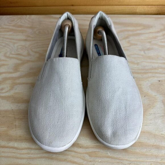 Skechers Shoes Womens 10 Slip On Sneakers Tan Comfort Round Toe Low 100414 - Picture 3 of 6